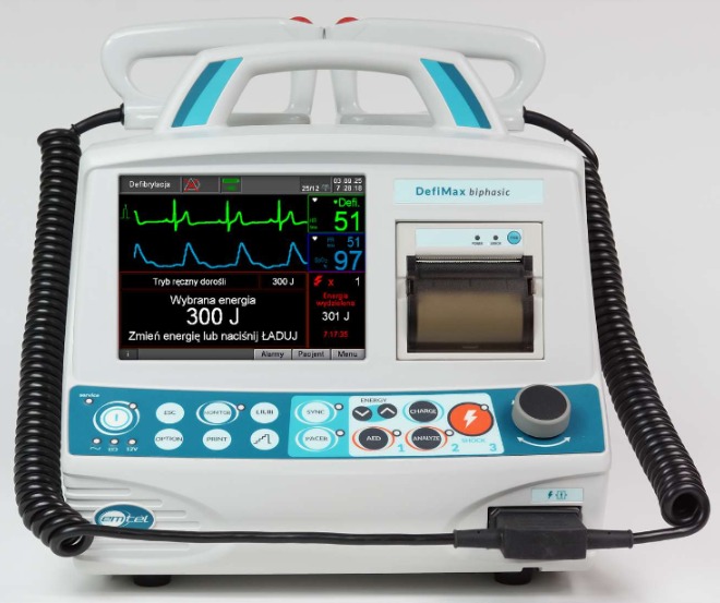 Defibrillator with Accessories Standart